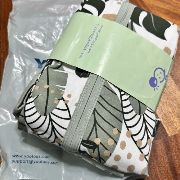 Yoofoss Green and White Baby Sleep Sacks Size 6/12M , NWT - Picture 2 of 5